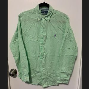 Ralph Lauren stripped button down long sleeve
